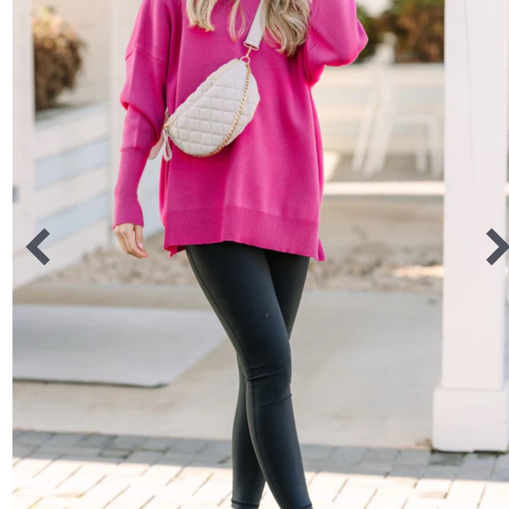 Pink Sweater- size L
